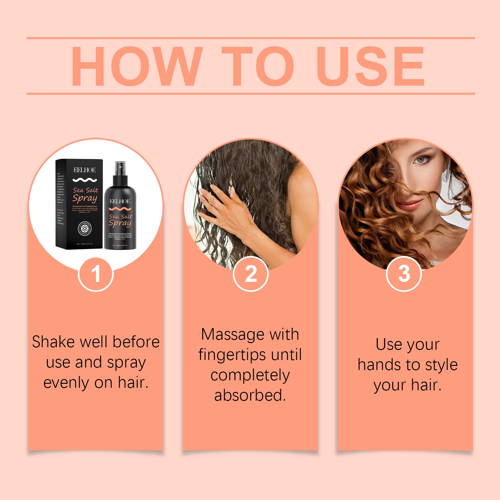 Sea Salt Hair Styling Spray