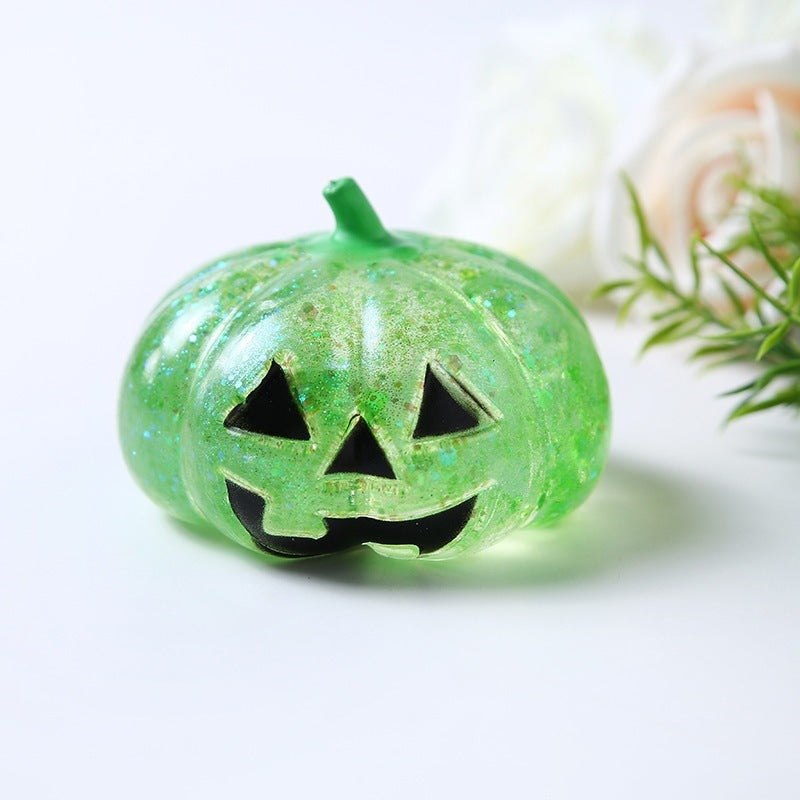 Pumpkin Head Squishy Toy