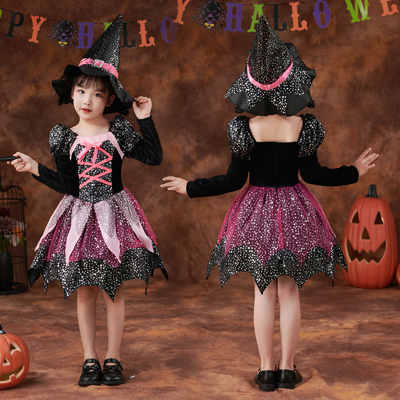 Halloween Costume Witch Costume Women's Witch Wizard Costume Party Outfit