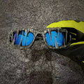 Asymmetrical Edgy Handmade Resin Sunglasses Unique Mutant Personality Venom Halloween Fashion Statement Sun Glasses