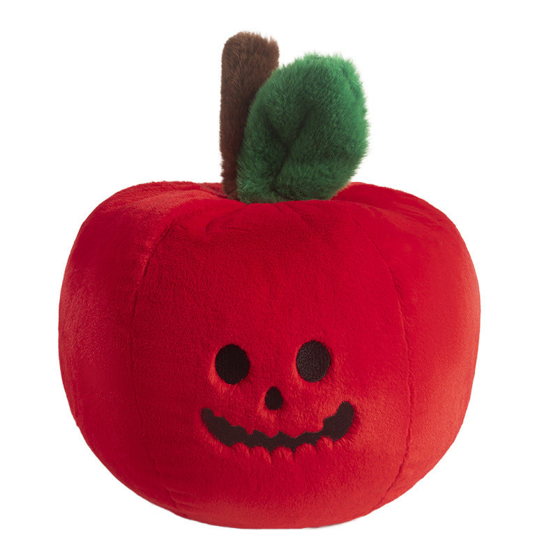 Halloween Plush Apple Toy Doll Poison Apple Festival Decoration Figurine Kids Prank Gift