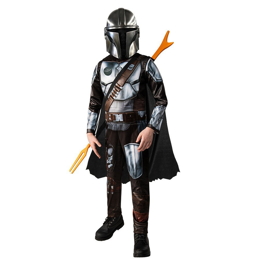Halloween Costume Kids Cosplay Performance Costume Galaxy Bounty Hunter Mandalorian Kids Costume