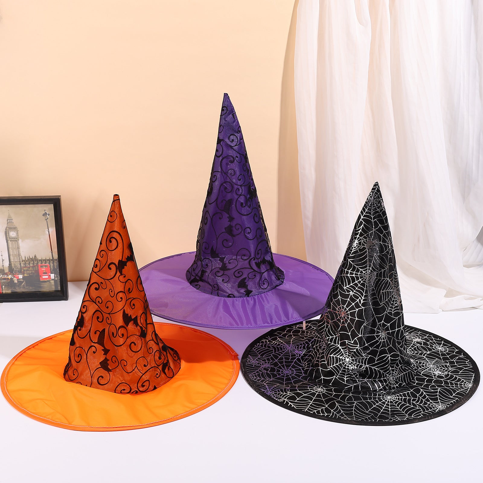 Oxford Cloth Witch Hat Wizard Hat Halloween Harry Potter Witch Hat for Supply