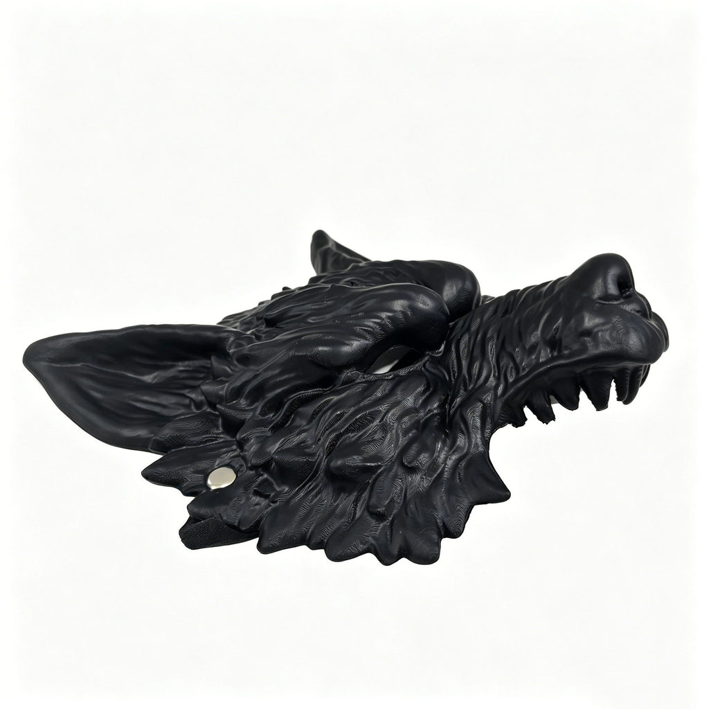 Halloween Wolf Head Mask Gold Silver Werewolf Cosplay Costume Party Prop Atmosphere Cloth