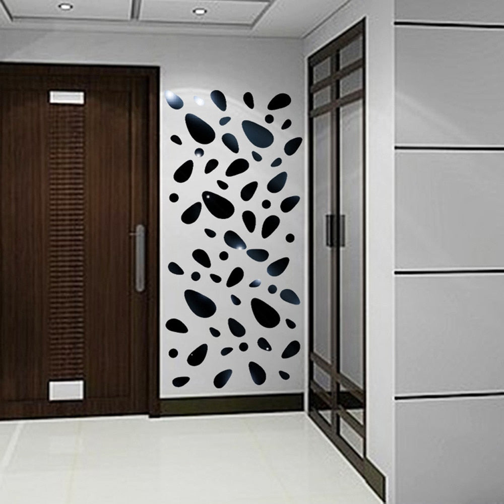 3D Mirror Wall Stickers, 12 Pack