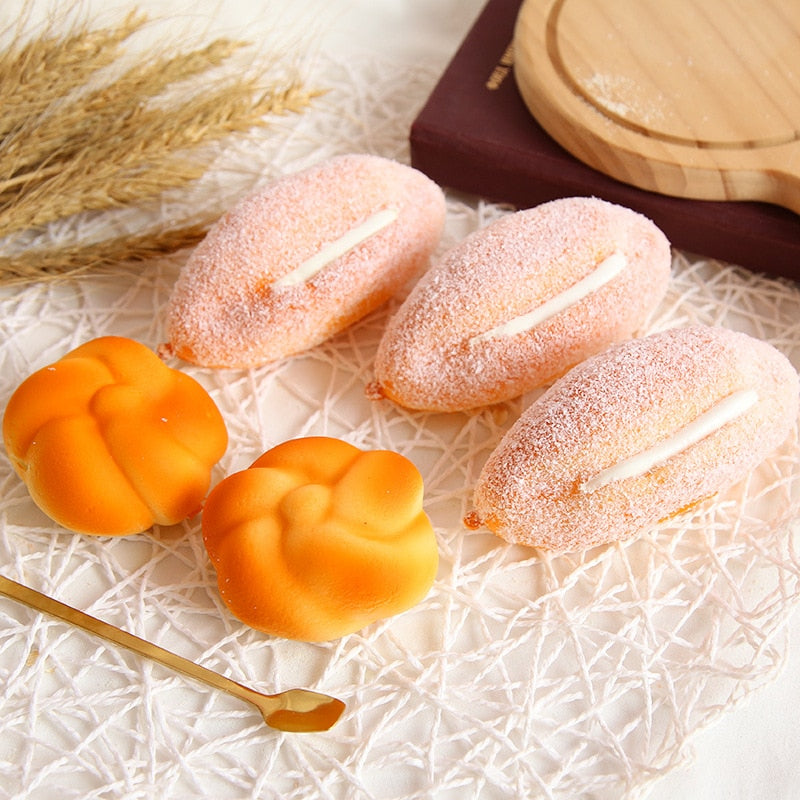 Bread and Donut Squishy Toys