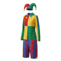 Halloween Nightmare Clown Cosplay Costume, Unisex Nightmare Clown Role Play Outfit for Party and Stage Performance