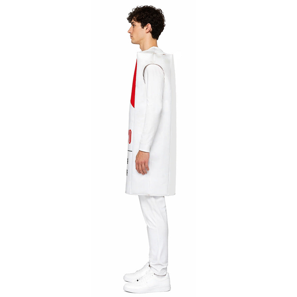 New Halloween Fun Performance Costume Cigarette Cosplay Outfit Classic Marlboro Funny Clothing Party Bar Wear