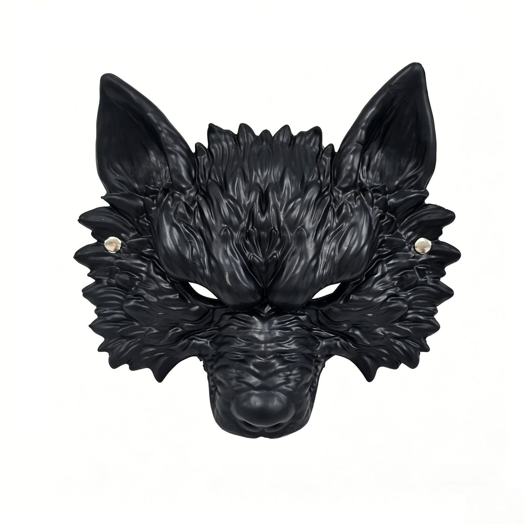 Halloween Wolf Head Mask Gold Silver Werewolf Cosplay Costume Party Prop Atmosphere Cloth