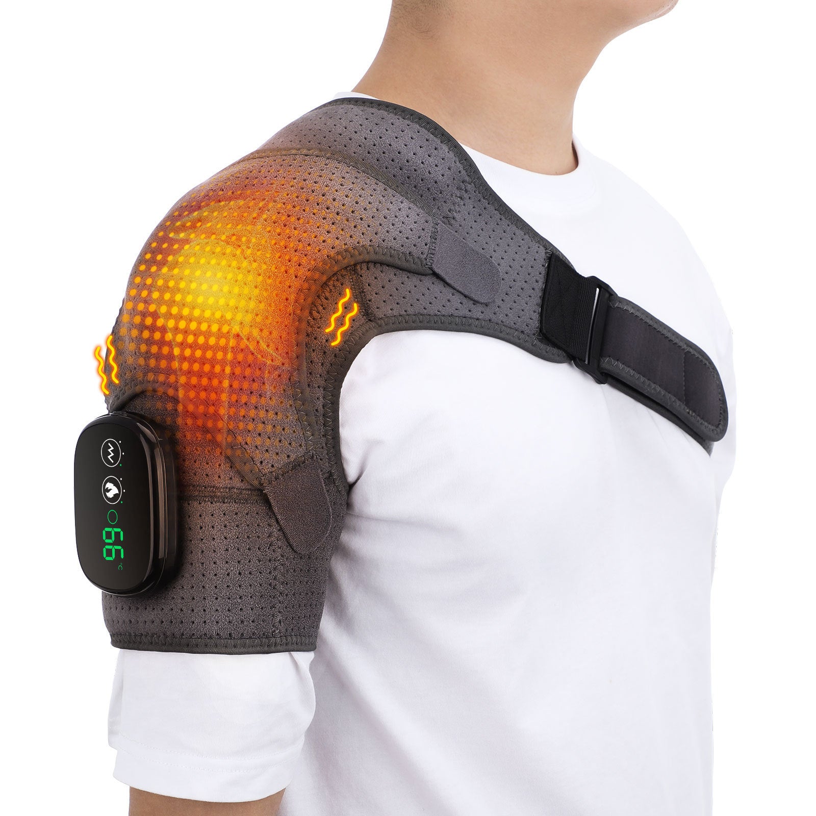 Heated Shoulder Massager Belt