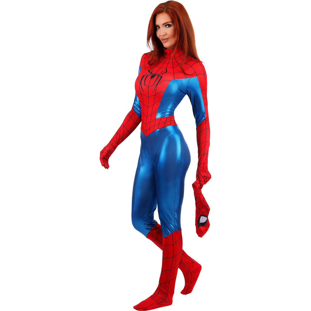 Halloween Adult Women's Spider-Woman 4 Fresh Start Cosplay Costume Female Hero Bodysuit Party Costume