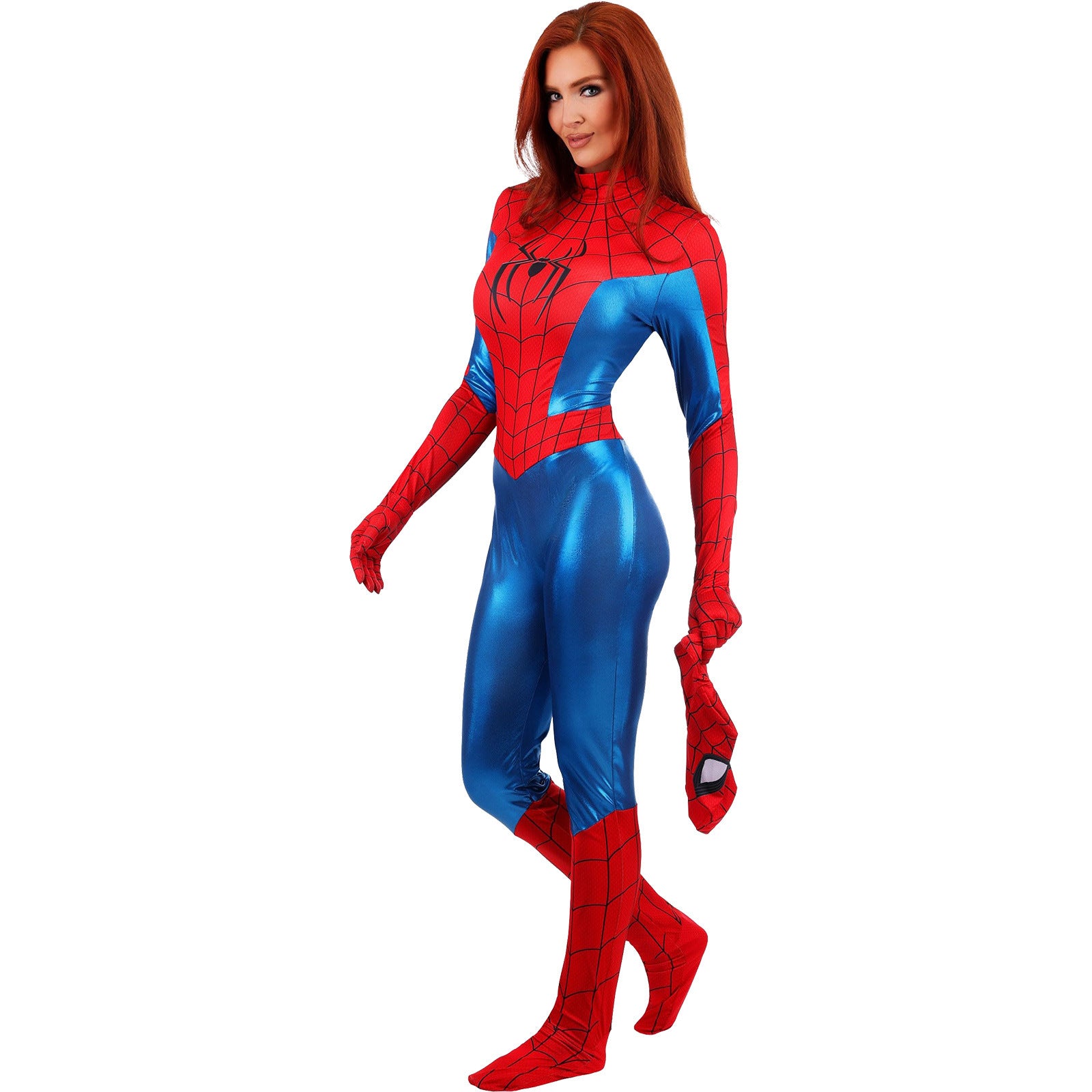Halloween Adult Women's Spider-Woman 4 Fresh Start Cosplay Costume Female Hero Bodysuit Party Costume