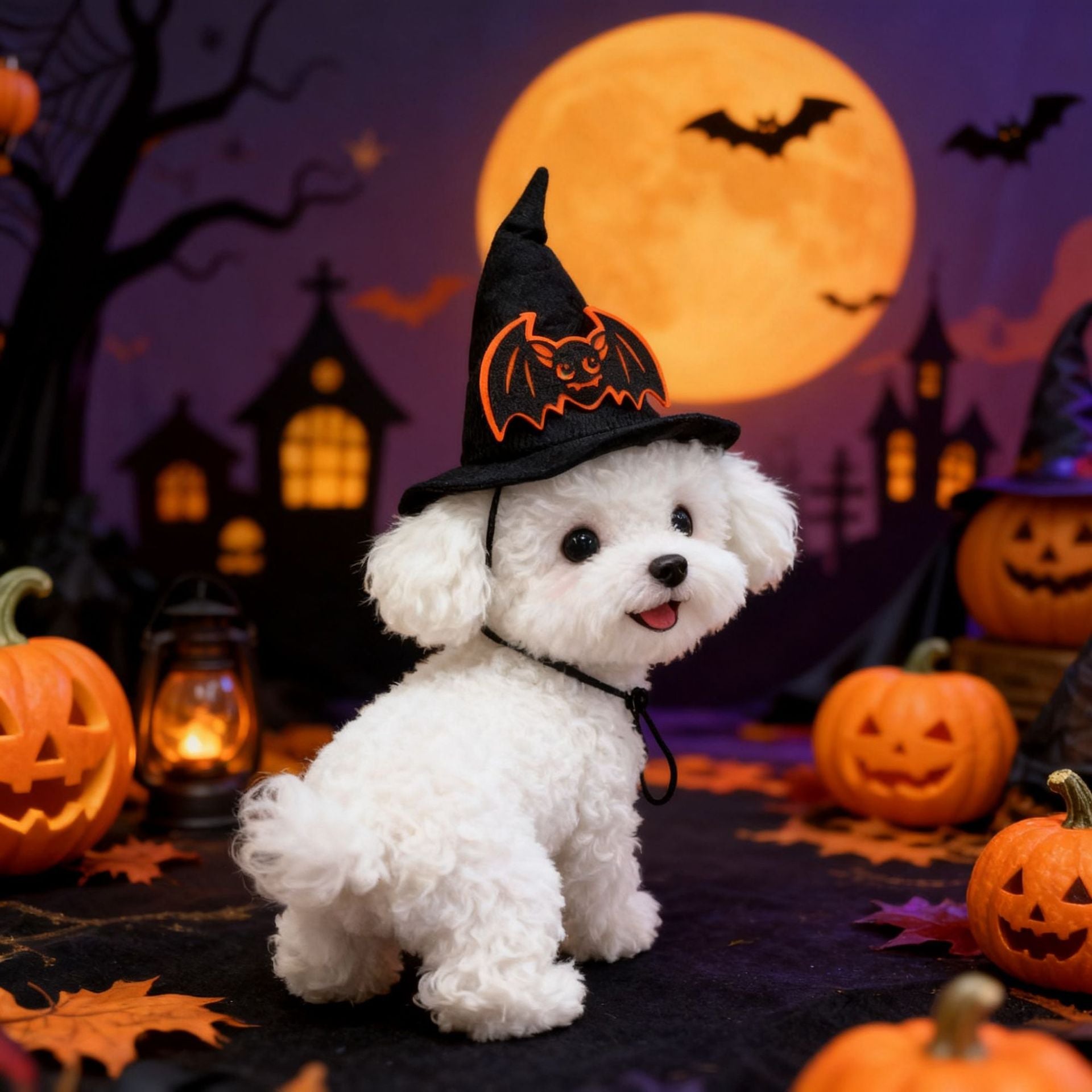 Pet Halloween Hat New Style Direct Factory Supply Pet Transformation Magic Hat Halloween Pet Hat Manufacturer