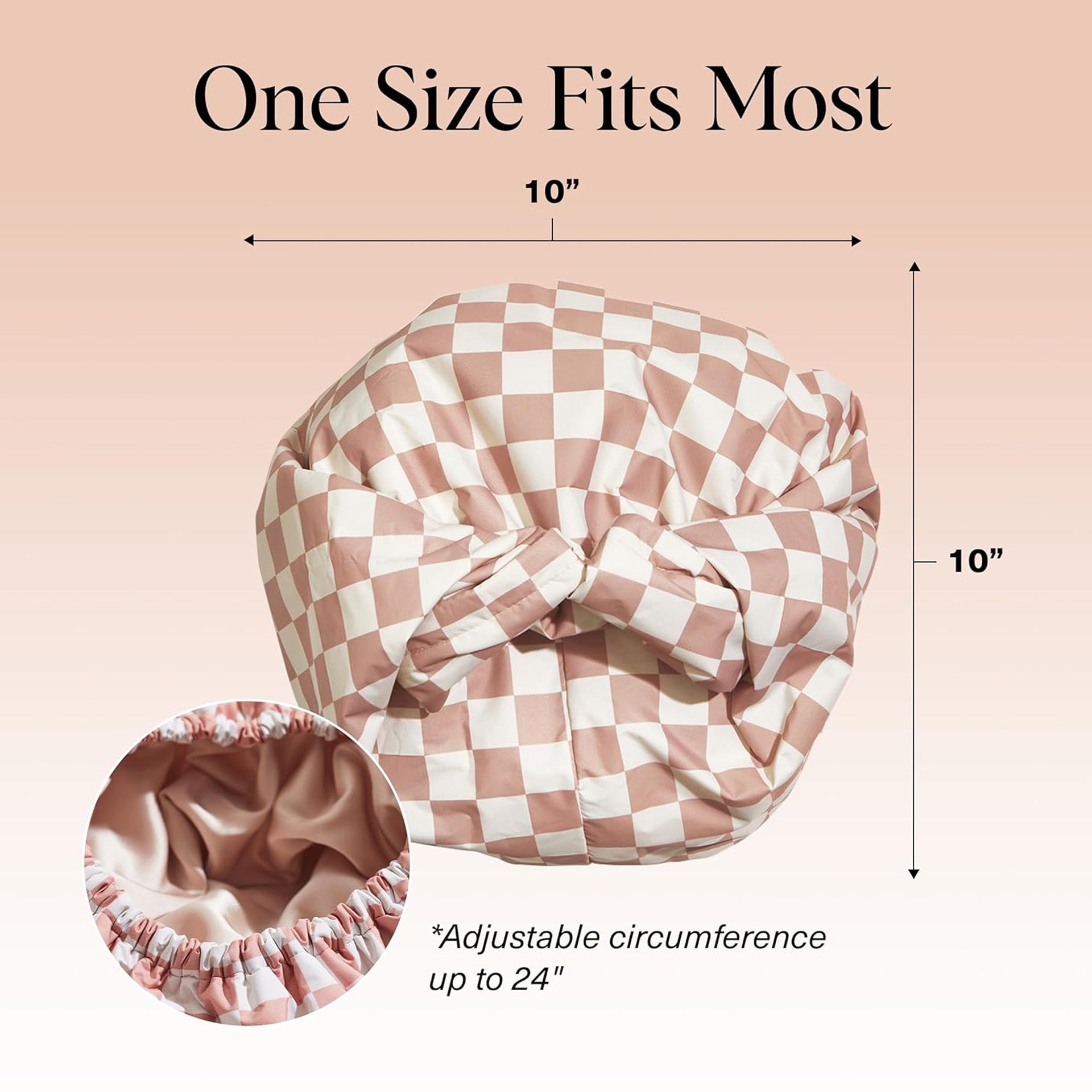 Waterproof 3 Layer Shower Cap