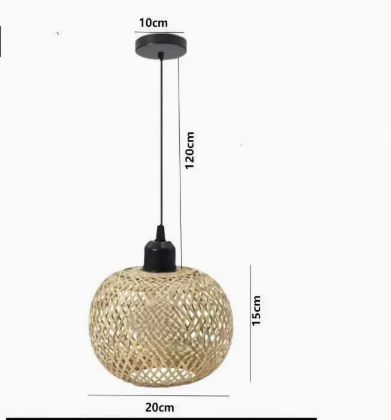 Bamboo Woven Wall Lamp