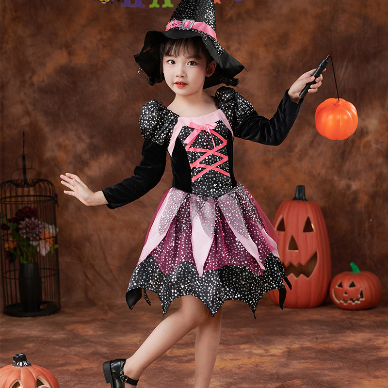Halloween Costume Witch Costume Women's Witch Wizard Costume Party Outfit