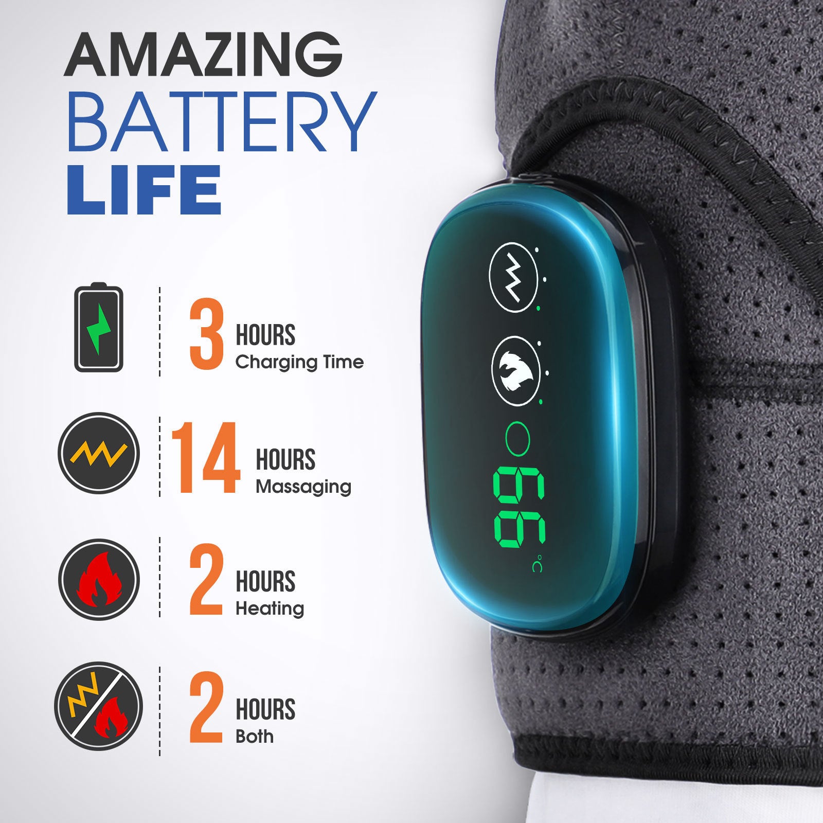 Heated Shoulder Massager Belt