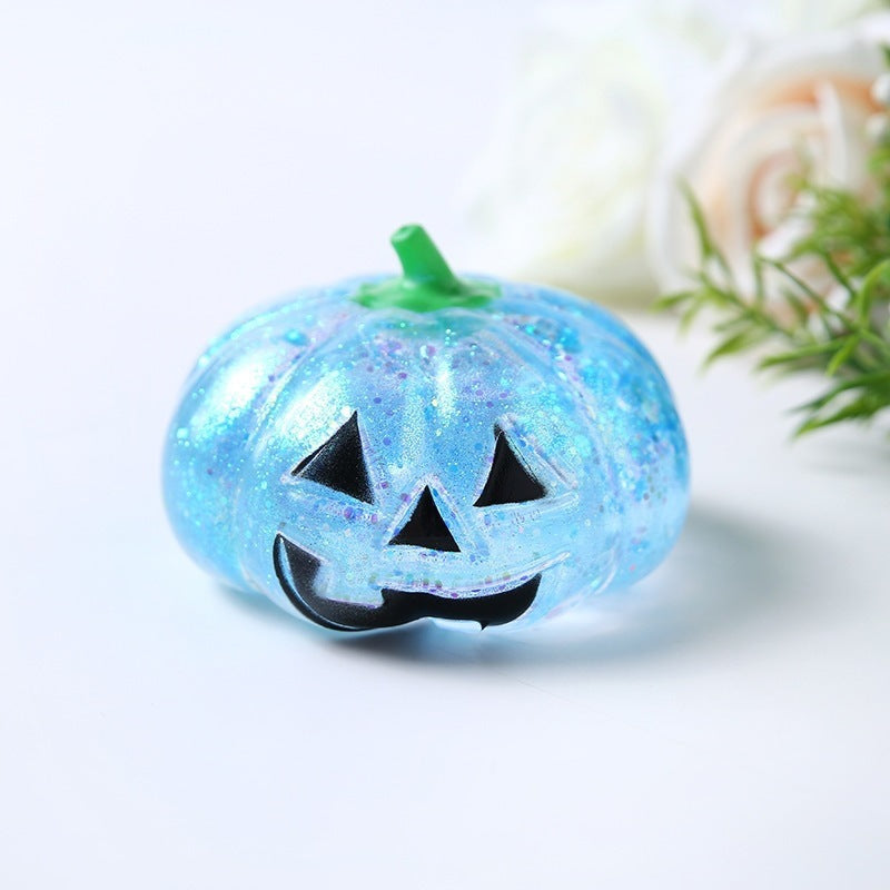 Pumpkin Head Squishy Toy