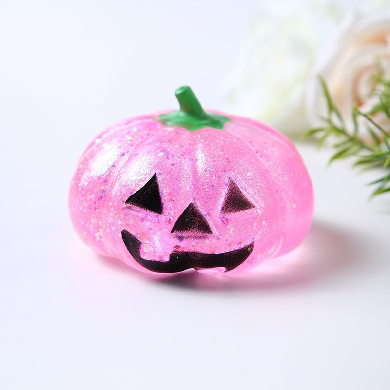 Pumpkin Head Squishy Toy
