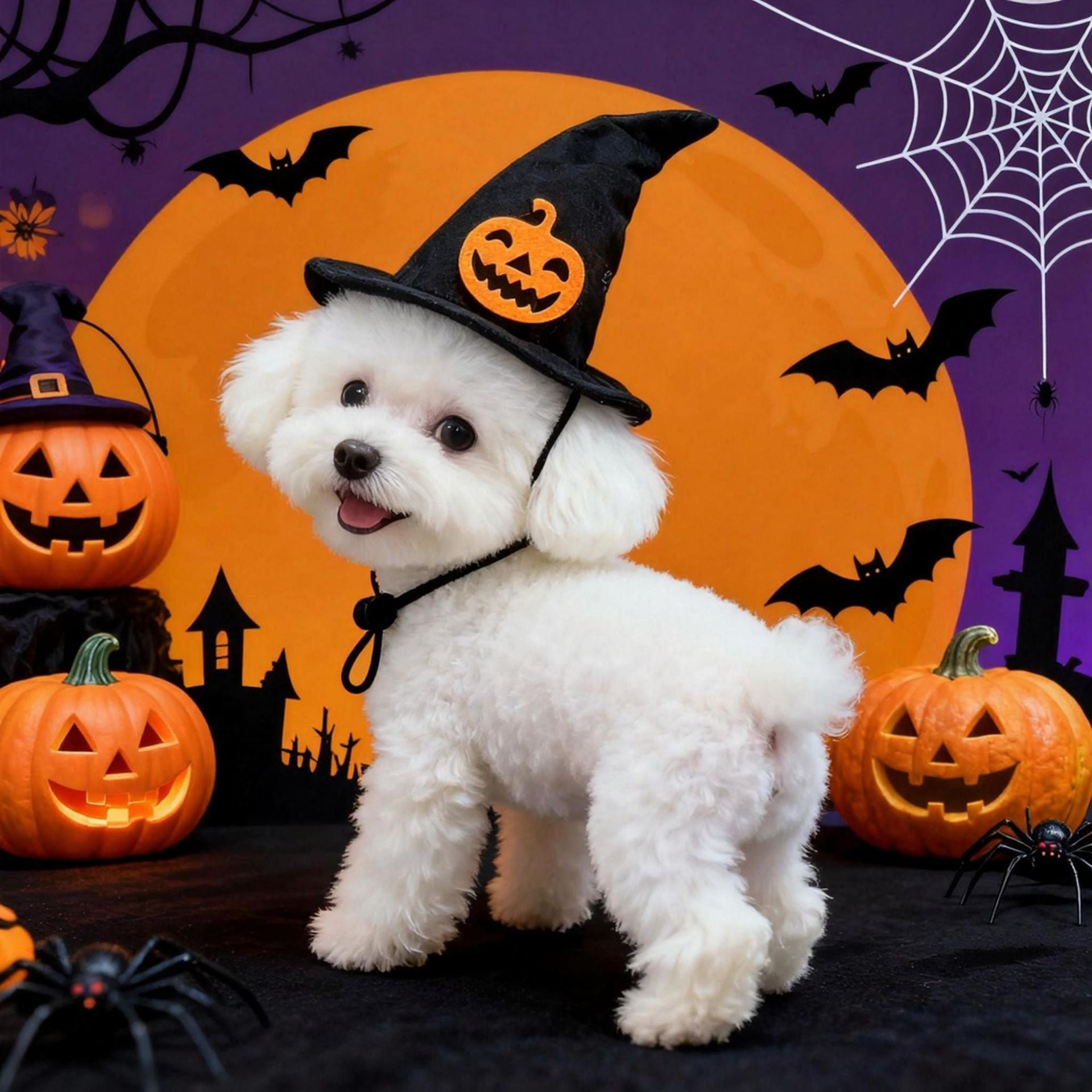 Pet Halloween Hat New Style Direct Factory Supply Pet Transformation Magic Hat Halloween Pet Hat Manufacturer