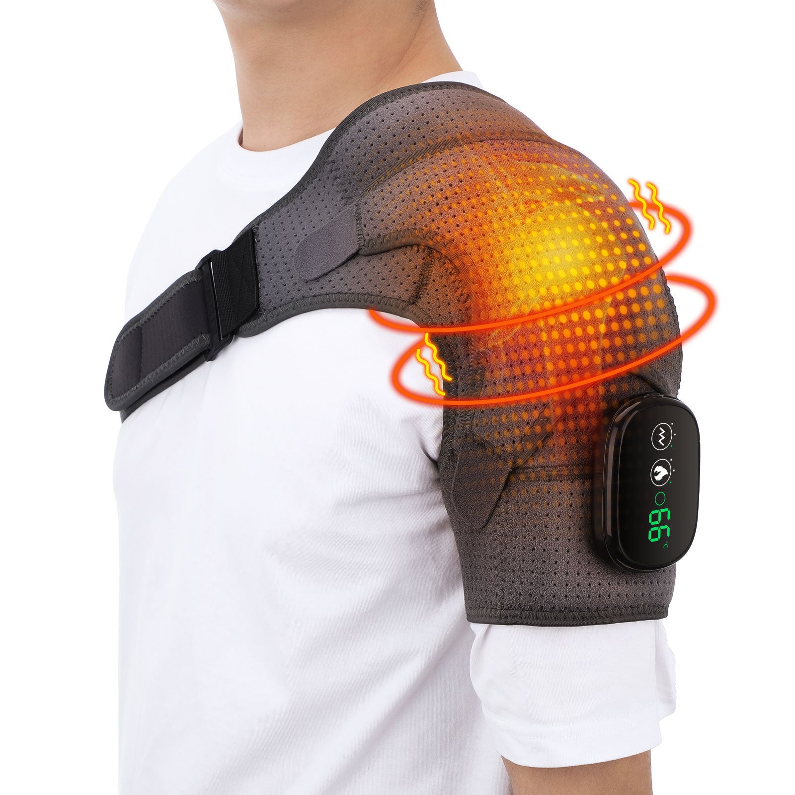 Heated Shoulder Massager Belt