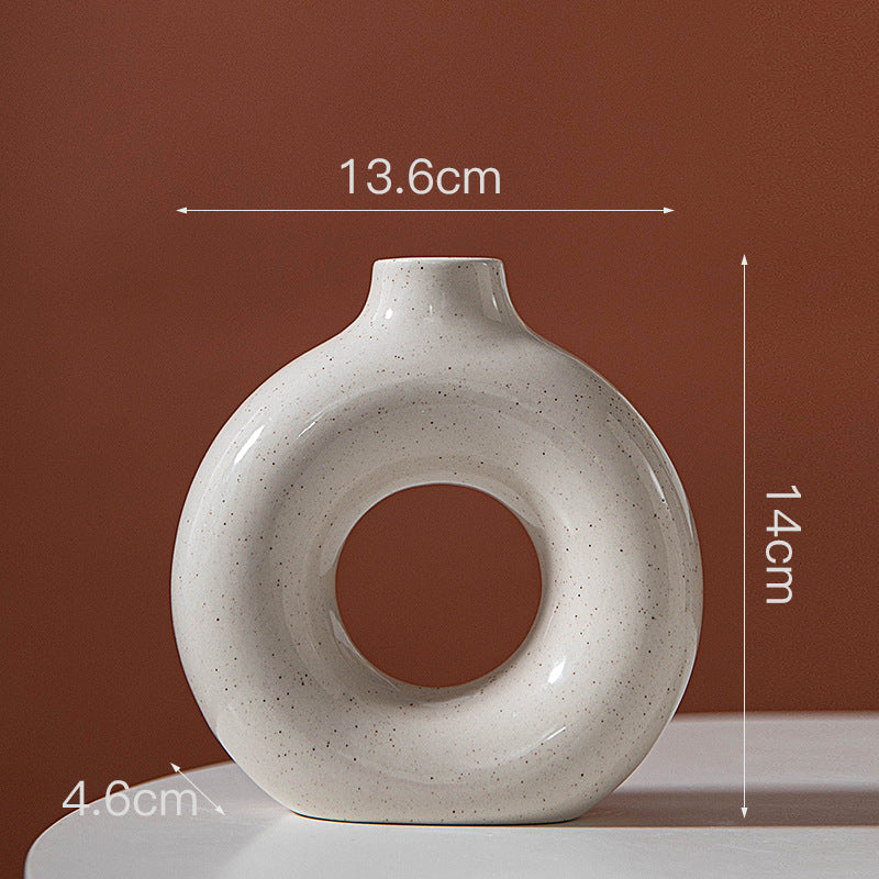 Abstract Ceramic Candle Holder