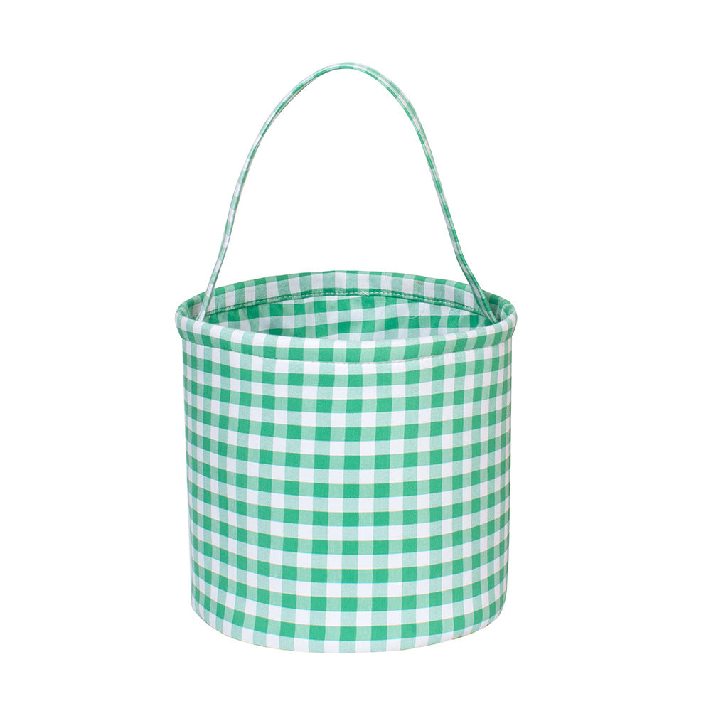 Checkered Easter Storage Basket