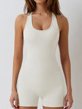 Cutout Racerback Active Romper