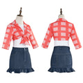 My Little Pony Cosplay Costume Applejack Pinkie Pie Halloween Cute Cowgirl Dress Anime Cosplay Outfit