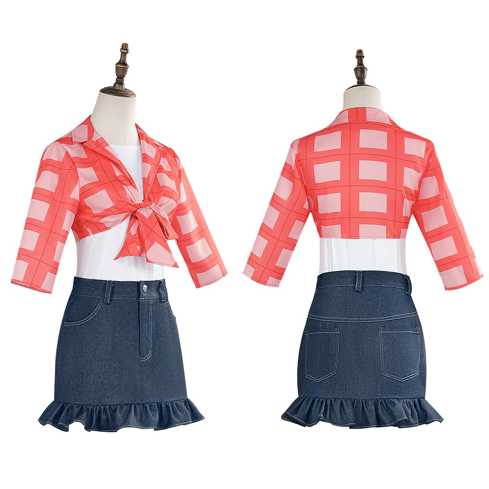 My Little Pony Cosplay Costume Applejack Pinkie Pie Halloween Cute Cowgirl Dress Anime Cosplay Outfit
