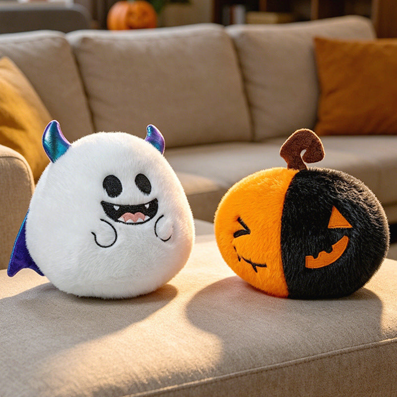 Halloween Series Plush Toys Pumpkin, Funny Cute Big Spider, Bat, Ghost Dolls