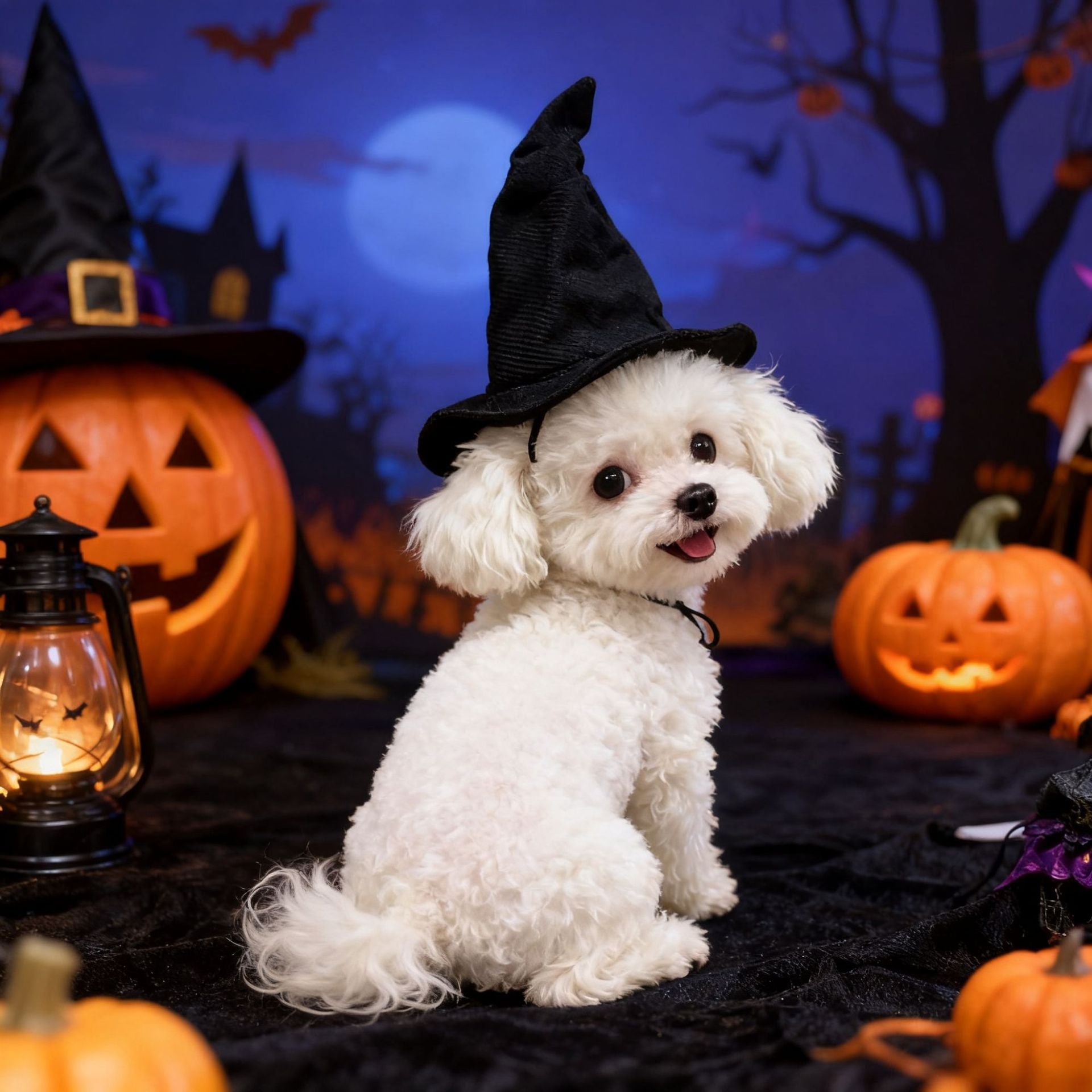 Pet Halloween Hat New Style Direct Factory Supply Pet Transformation Magic Hat Halloween Pet Hat Manufacturer