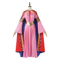 One Piece Cosplay Princess Vivi Pink Dress with Red and Blue Cape Costume Role Play Stage Performance Outfit