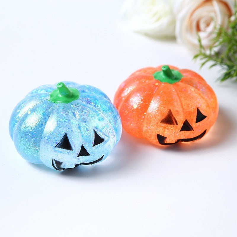 Pumpkin Head Squishy Toy