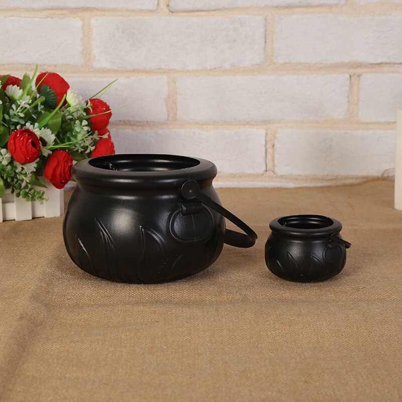 Halloween Snoep Pot Halloween Ketel Nieuwigheid Halloween Emmer Ornament Schedel Heks Speelgoed