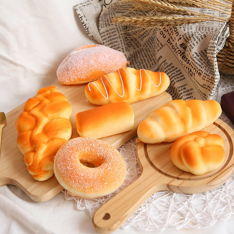 Bread and Donut Squishy Toys